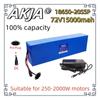 Air Fast Transportation New Full Capacity Power 18650 Lithium Battery 72V15AH Lithium Battery Pack 20S5P Suitable for 250-2000W