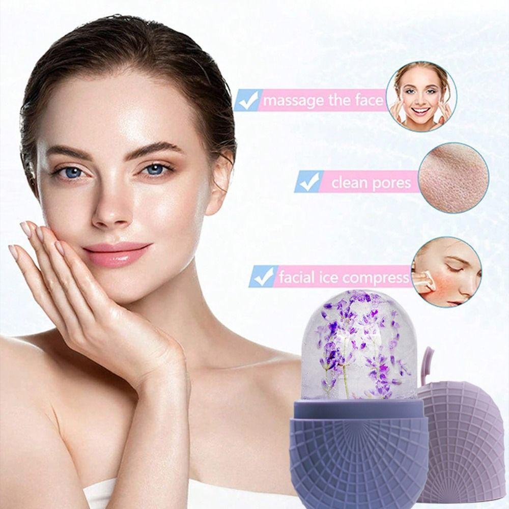 Silicone Eye Beauty Massage Reusable Ice Cube Trays Ice Globe Balls Beauty Skin Care Tool