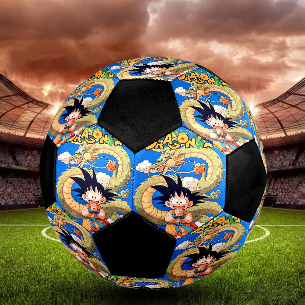 Dragon Ball Indoor Soccer Ball Colorful Machine Stitched PVC Size 5 Team Training Competition Ready Durable High-Bounce Cool Sports Gift