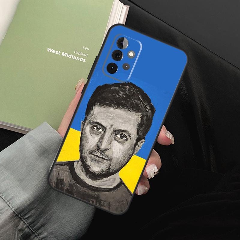 Флаг Украины для Samsung Galaxy A55 A35 A53 A33 A13 A15 A36 A56 A26 A16 A22 A32 A52 A54 A34 A05 A06 Чехол