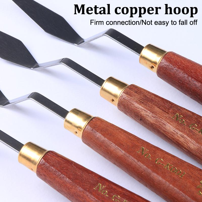 Художественный мастихин, набор мастихинов для живописи, нож для смешивания краски, скребок, мастихин из нержавеющей стали, художественный мастихин для живописи