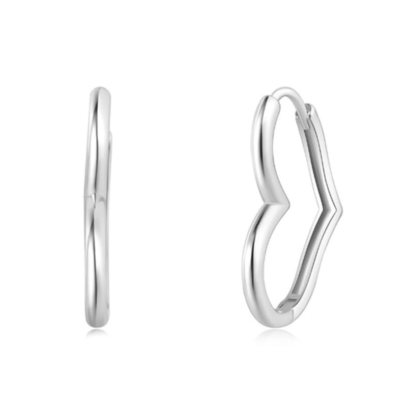 WESTISLAND Slim Heart One-Touch Earrings_WI5181420