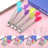 1Pc Silicone Food Tongs Gloves-Shaped Stainless Steel Non-Slip Kitchen Utensil Ice Candy Food Clip Mini Ice Cubestongs