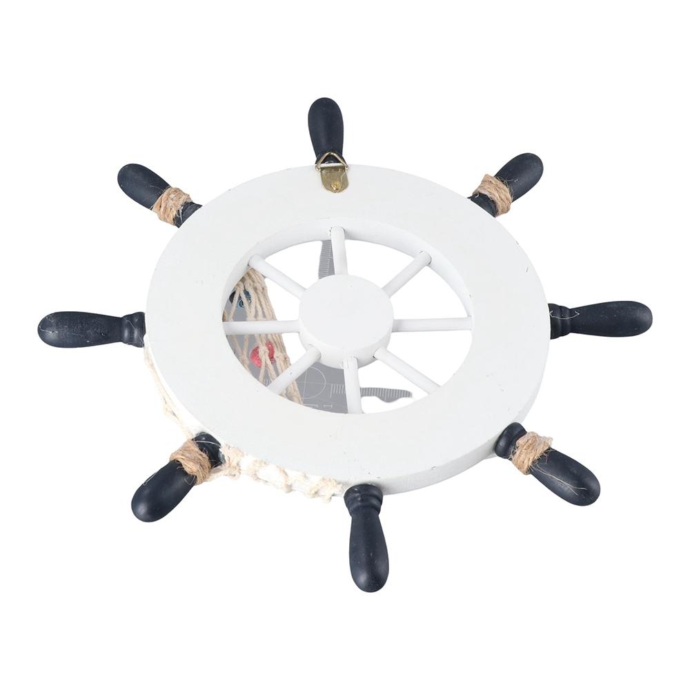 Рыболовная сеть Пляжные украшения Поделки Подвесные украшения Настенный декор Штурвал корабля Деревянная лодка