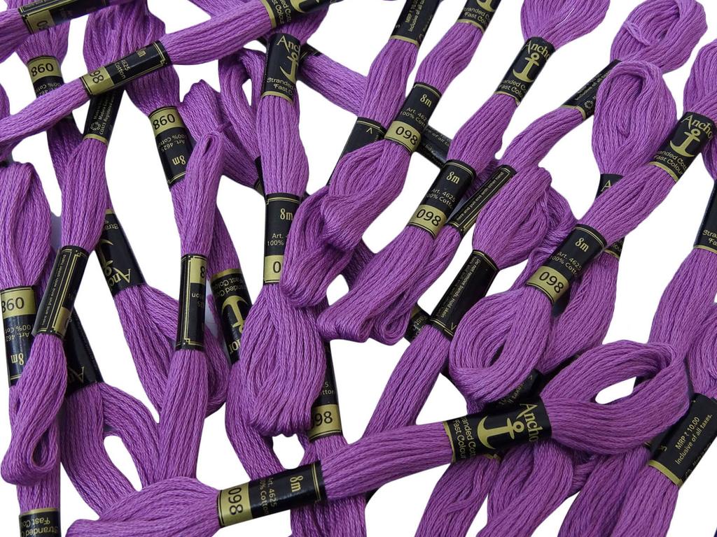 IBA Indianbeautifulart Твердые ручные стежки Швейные мотки Многожильные хлопчатобумажные нитки для вышивания