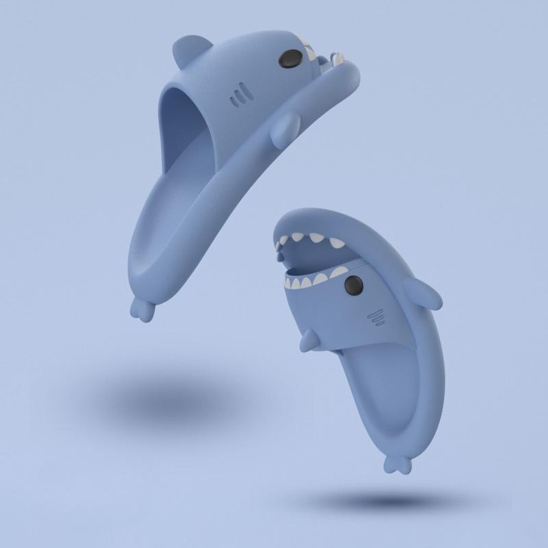 Shark Children's Slippers, Cartoon Kids Indoor Non-slip Bath Female Baby Sandals Drag