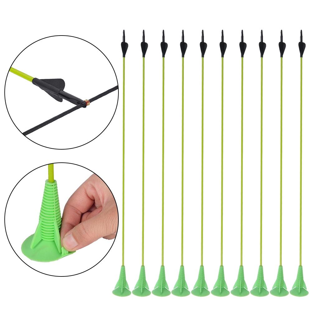 (10 шт./набор)Резиновая присоска Наконечник стрелы Детская игрушка Практика Стрельба из лука Наконечник стрелы Развлечение на открытом воздухе