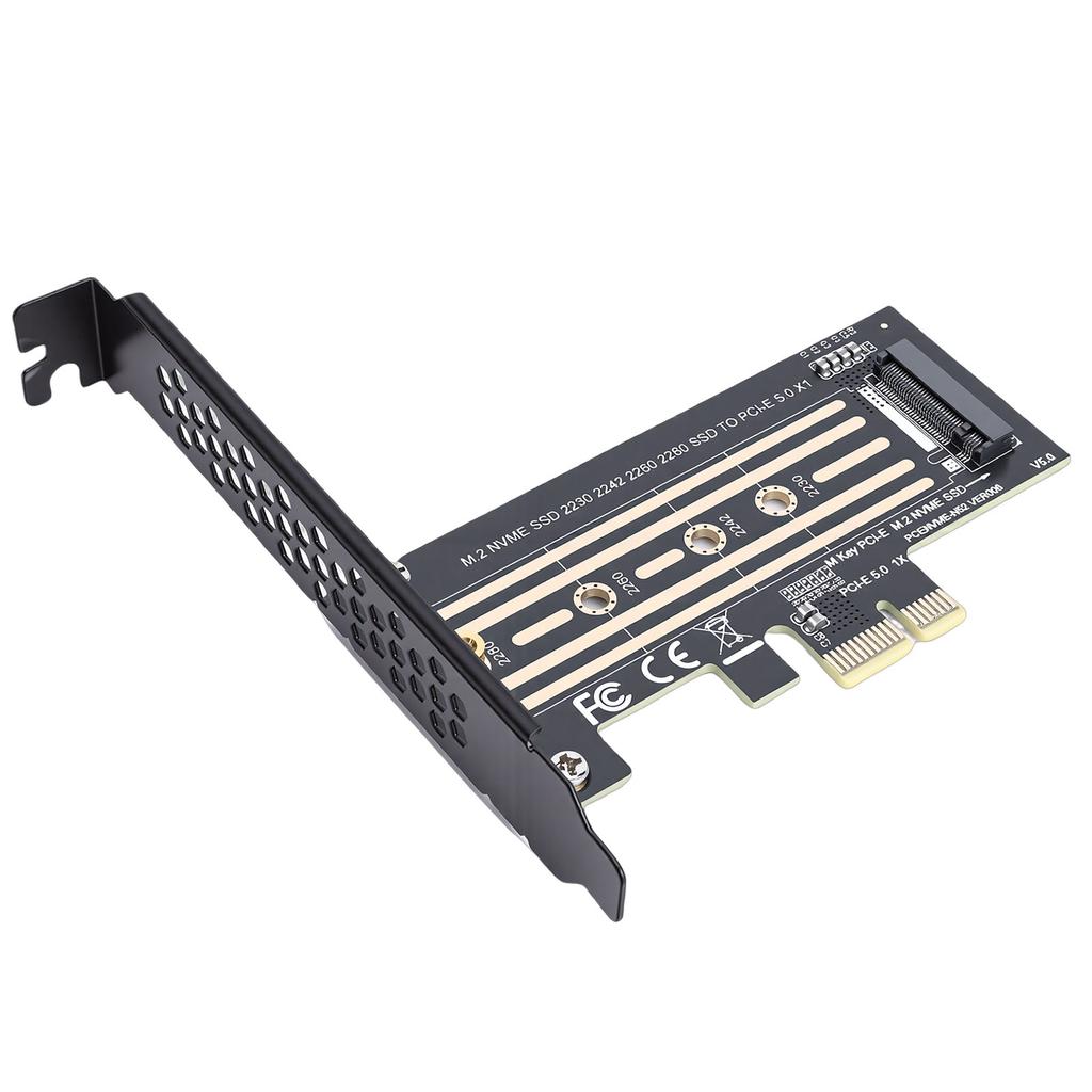 M.2 NVMe to PCIe X4 5.0 Adapter Stable 32Gbps Speed M2 to NVME Expansion Card for Computer