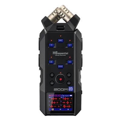 ZOOM Zoom H6essential Handy Recorder Black 32bit Float 6 Track Технические характеристики Совместимость с микрофоном Замена Timecode Video Creator Подкаст