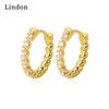 Lindon Copper Alloy Zircon Earrings Drop Earrings For Women Wedding Party Gifts