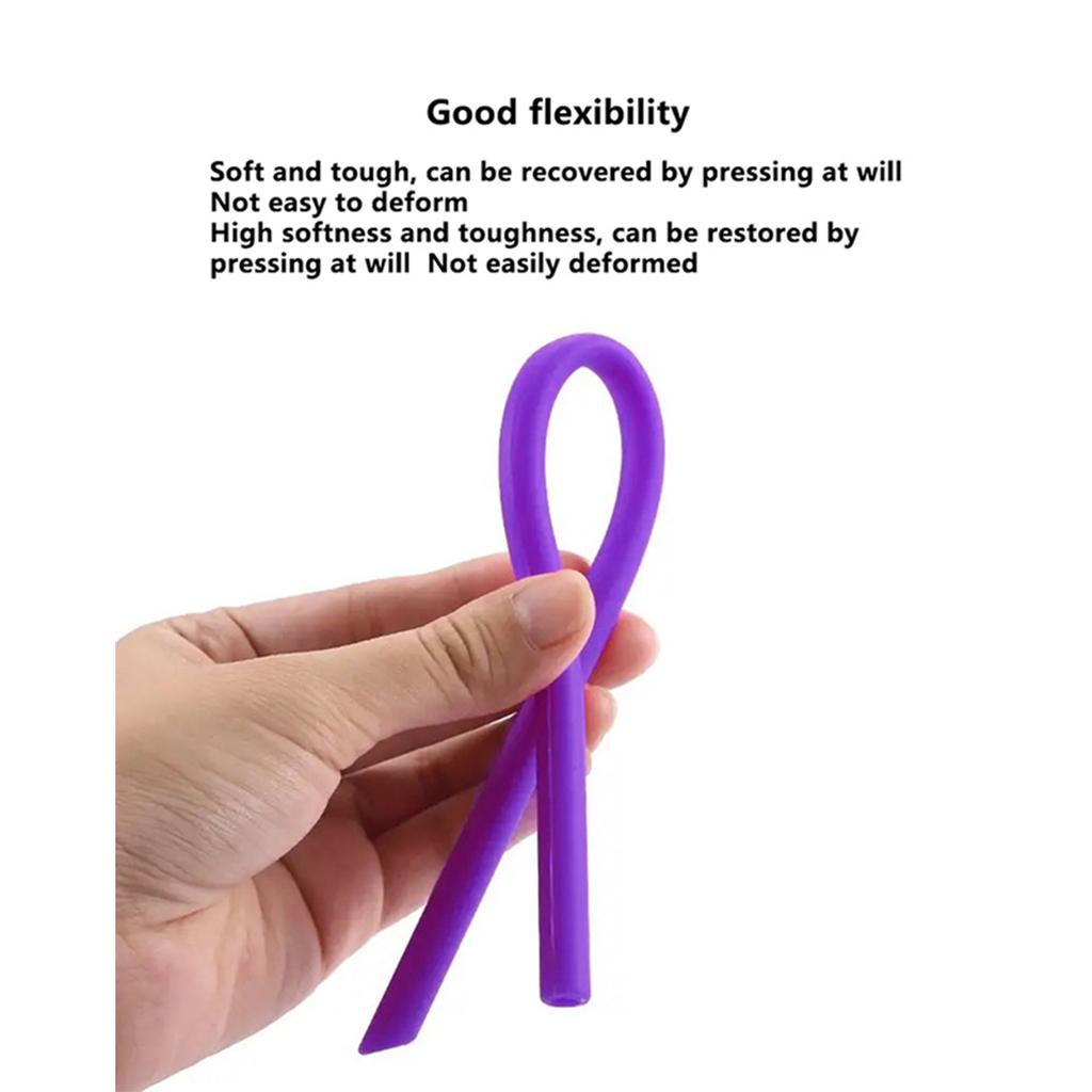 Reusable Silicone Straw For High-Temperature Drinking Straw Coffee