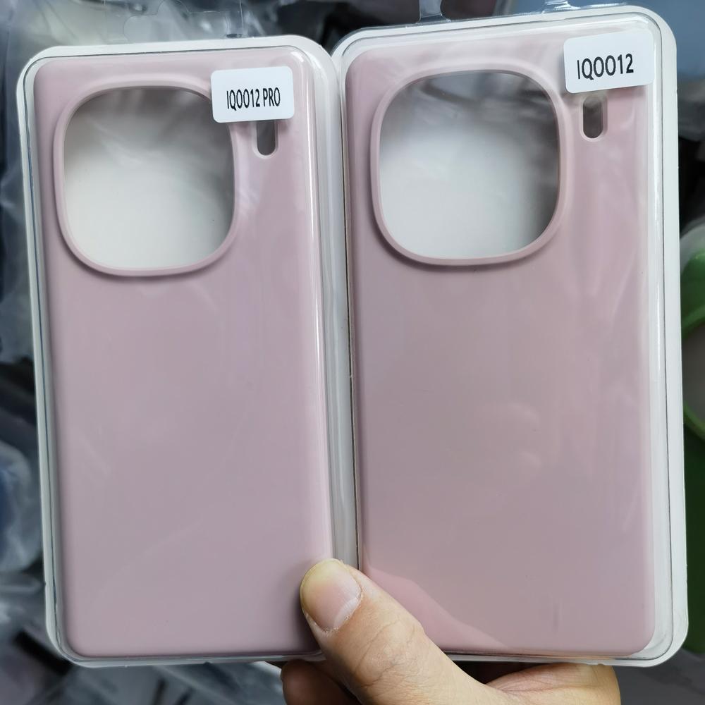 For vivo iQOO 12 Pro / iQOO 12Case Silky Liquid Silicone Case Soft-Touch Back Protective Cover For vivo iQOO 12 Pro / iQOO 12