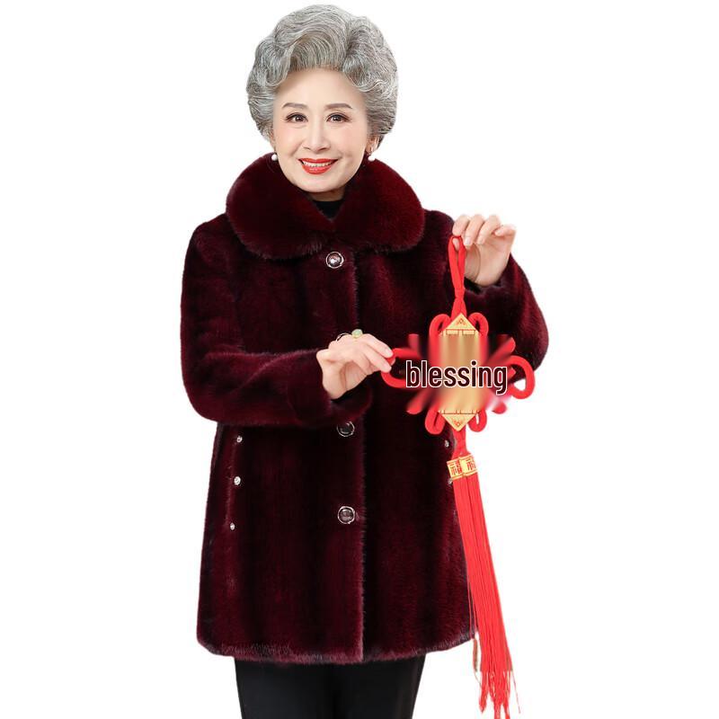 Yalook Женское элегантное утолщенное зимнее пальто с меховым воротником