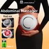 Мини-массажер для живота, портативный, перезаряжаемый, многофункциональный, электрический, мягкий, абдоминальный инструмент, согревающий компресс, массаж талии и спины