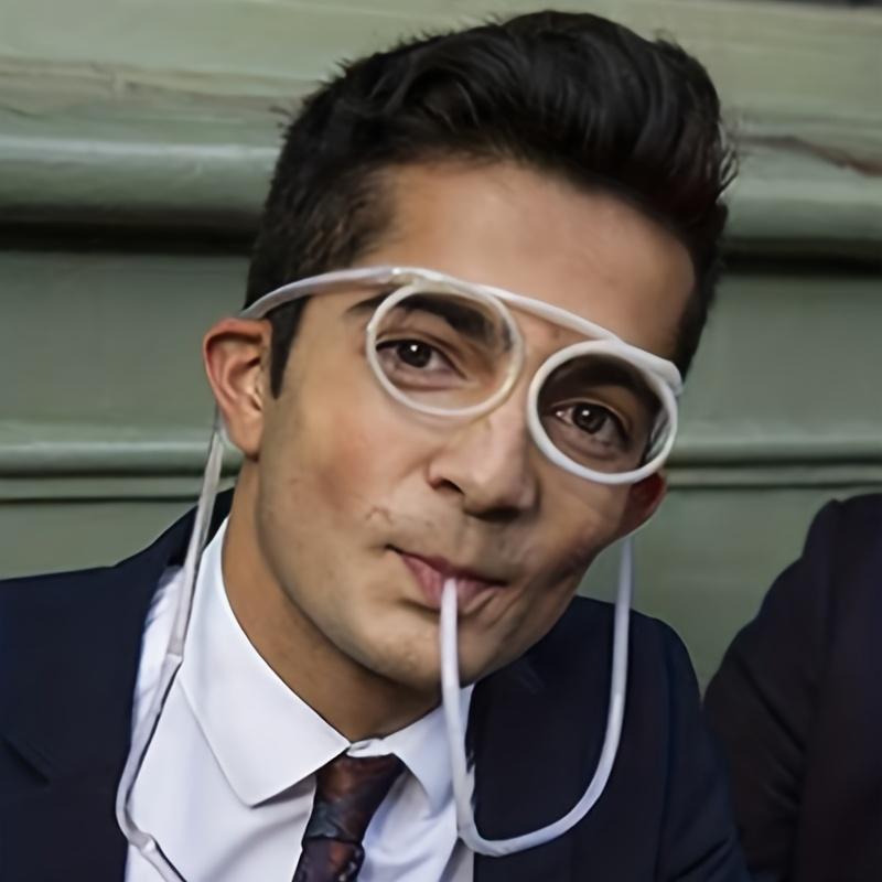 Креативные забавные соломенные стаканы, гибкая трубка для питья, новинка, развлекательные аксессуары для праздника, дня рождения, вечеринки, Хэллоуина, подарков