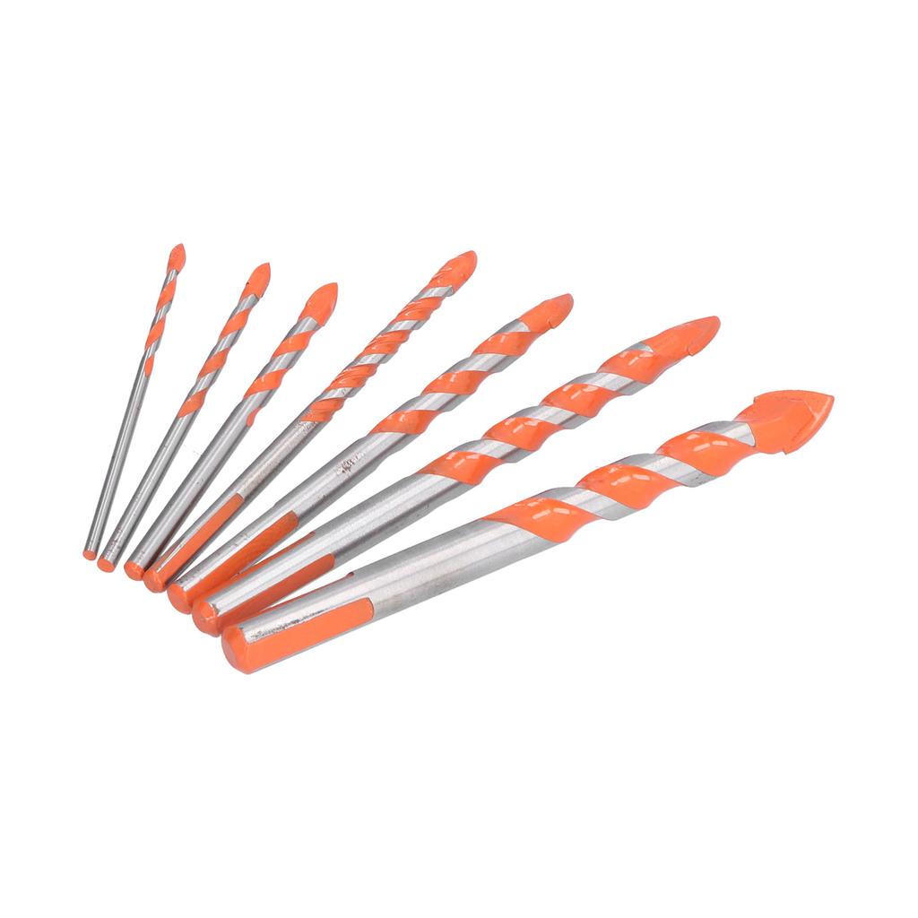 Сверла для перфорации, треугольные сверла с футляром для хранения для отверстий в керамических и мраморных стенах