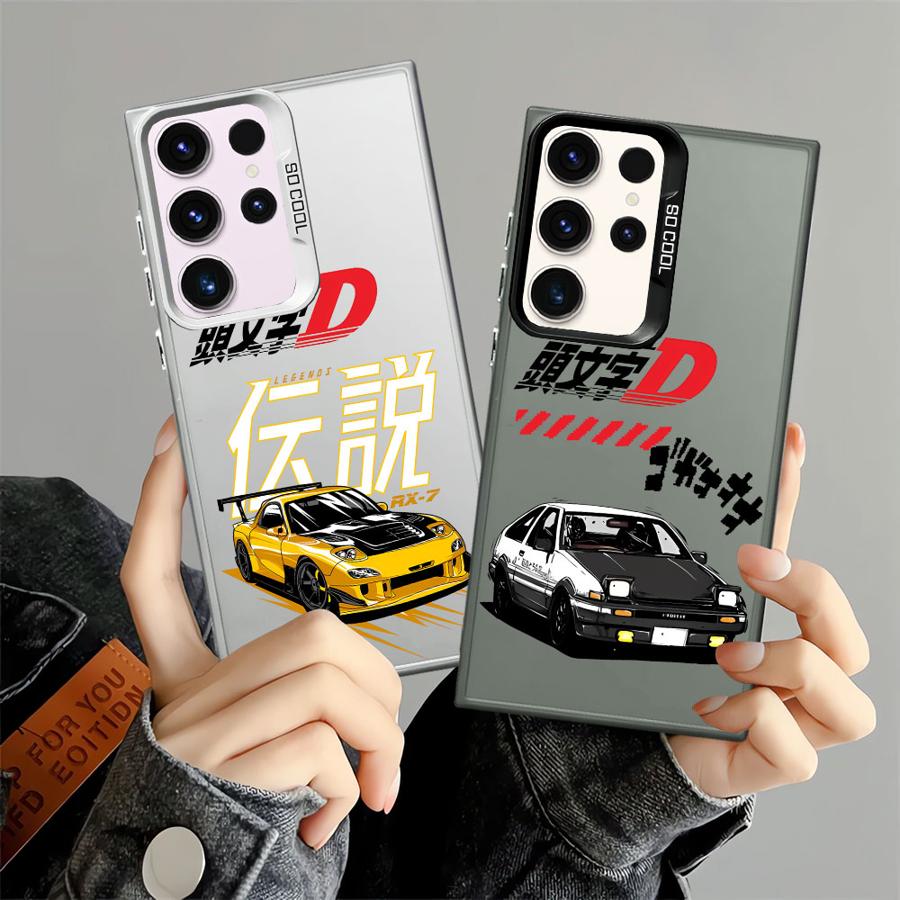 Мягкий чехол для телефона Samsung Galaxy S22 Ultra Note 20 Ultra S20 FE S25 S24Ultra S24 FE S21 S23 S25Plus Initial D Аниме Автомобиль