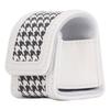 Instant Camera Bag Stylish Plaid Pattern PU Protective Carrying Case with Hand Strap for Instax PAL White