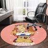 1pc Paw36 Carpet, Round Rug, Comfortable, Suitable for Entryways, Living Rooms, Office, And Bedrooms, Christmas Decoration