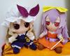 20 см Плюшевая игрушка Фумо из проекта Touhou Вацуки Тоёхиме Пачули Сидящая мягкая кукла Аниме Фигурка из игры Милый подарок для фанатов