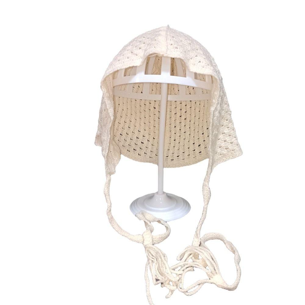 Ретро-шапки-пучки, вязаная вручную шерстяная шапка, милая шапка Баотоу для улицы