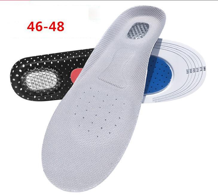 1 пара новых модных женских и мужских гелевых ортопедических спортивных стельок для бега, вставка для обуви, поддержка свода стопы, подушка для пятки