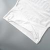 Европейские и американские женские летние футболки с круглым вырезом и принтом букв, с открытой спиной, скрученные, облегающие