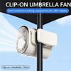 LED Display Car Clip on Air Conditioner 199 Speeds Adjustable 360° Rotation Silent Mini Cooling Fan Wide Clamp
