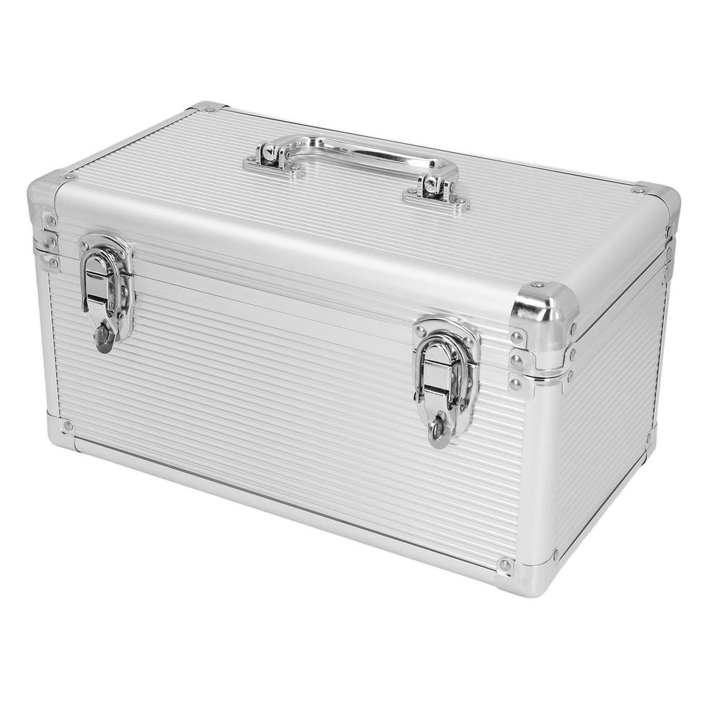 Ящик для инструментов из алюминиевого сплава, грузоподъемность 40 кг, ударопрочный алюминиевый кейс для переноски с застежкой-замком безопасности