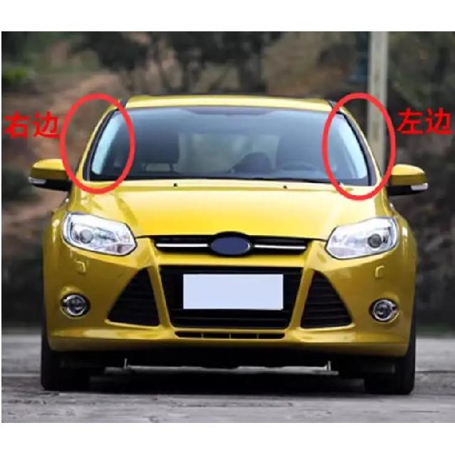 2 шт. Наружная боковая жесткая резиновая полоса для лобового стекла Ford-Focus 2012-2015 Защитная полоса лобового стекла Уплотнитель погоды BM51A03195AD