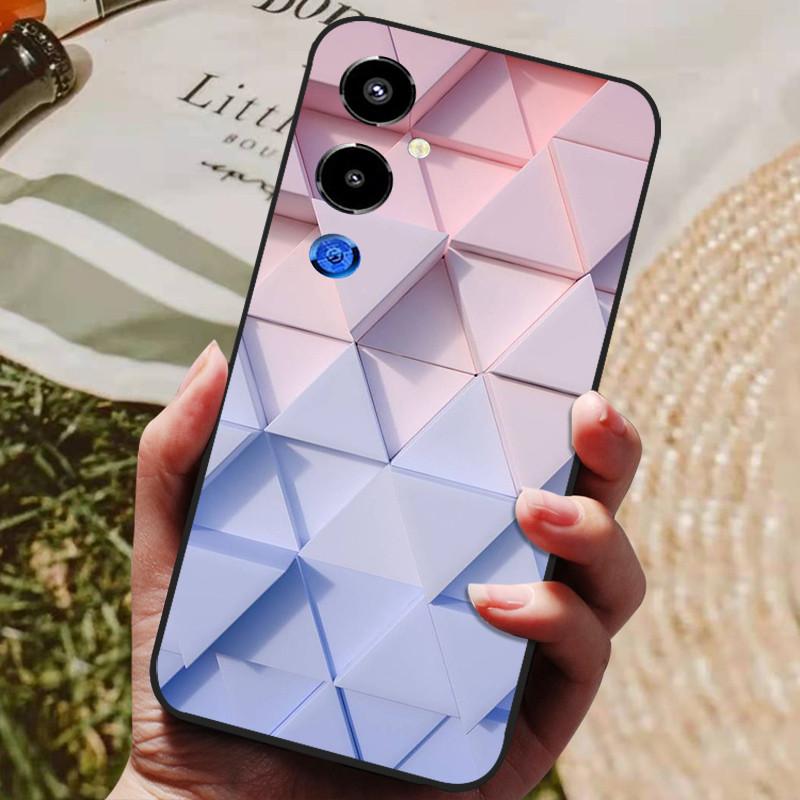 Чехол для Tecno Pova 4 Pro Крутой Расписной Силиконовый ТПУ Мягкий Чехол для Tecno Pova4 Pro Чехлы Pova 4Pro Черные Защитные Оболочки для Телефона