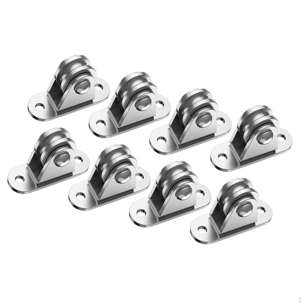 Блок шкива фиксированный прочный многофункциональный аксессуар нагрузка 176 фунтов канавка колеса для