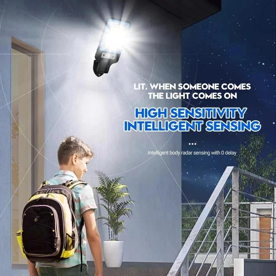 Несколько стилей наружных светодиодных солнечных уличных фонарей, водонепроницаемая индукционная солнечная лампа, садовая дорожка, двор, гараж, настенный светильник