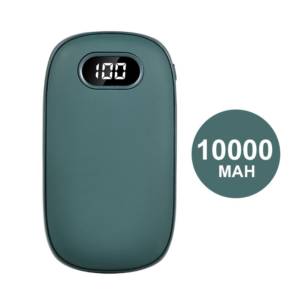 Hand Warmer Power Bank Portable USB Rechargeable Mini Hand Warmers with Digital Display 2 Temp Levels for Travel Outdoor Camping