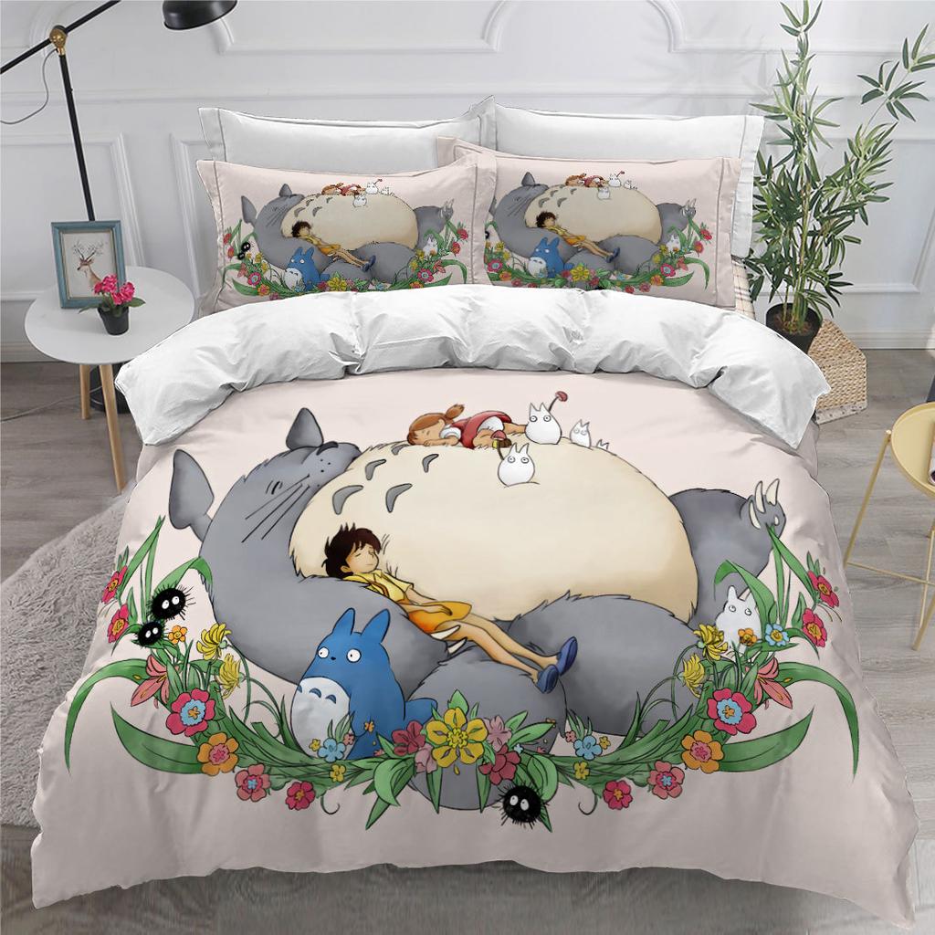 Cartoon Animal Home Bedding Set Bedding Cover and Pillow Cover Bedding Set AU/EU/US Full Size Home Decoration
