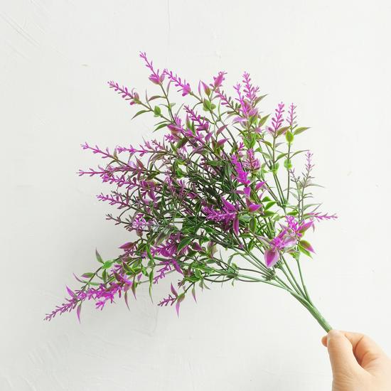 Faux Green Fern and Grass Bouquet for Wedding and Wall Decor