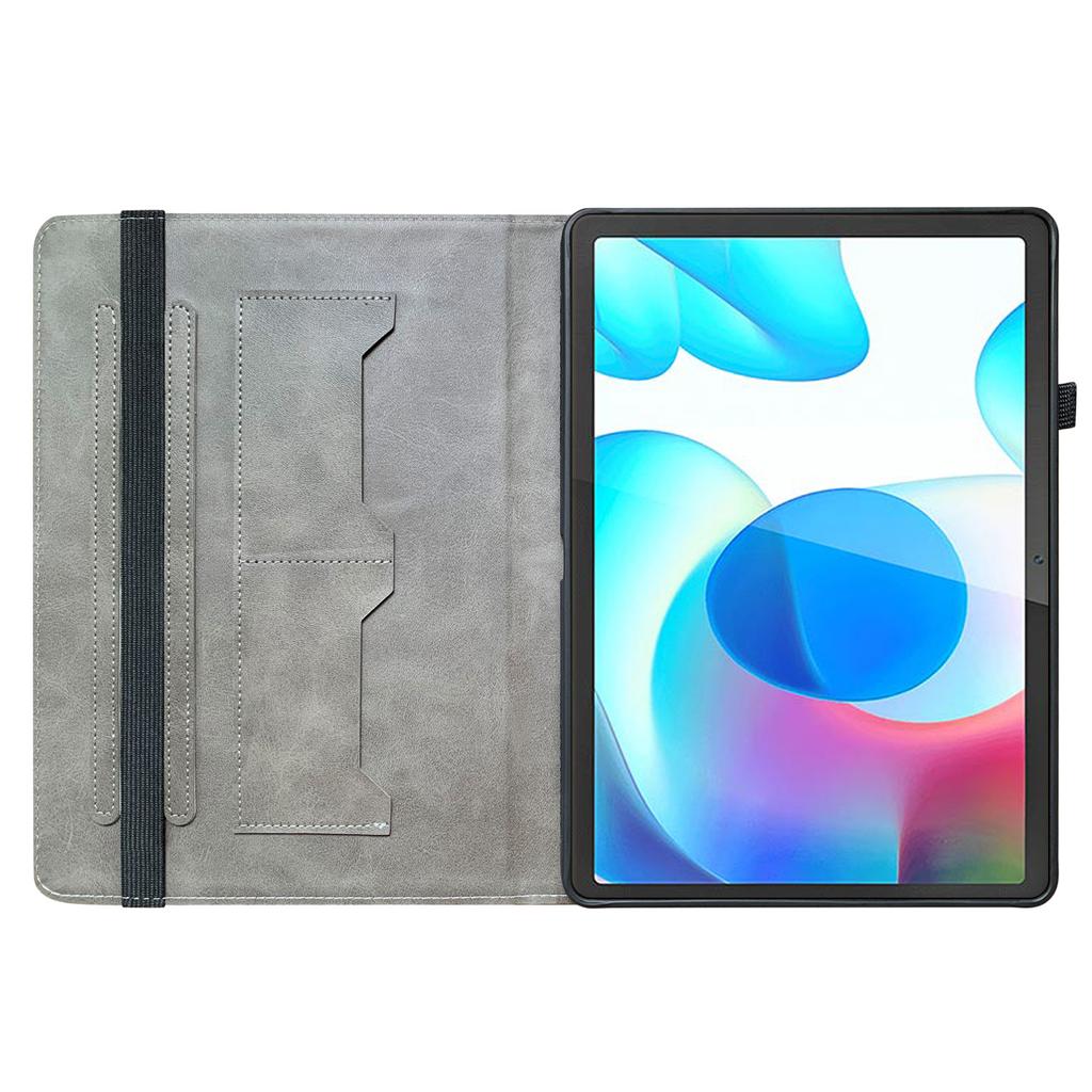 Чехол для планшета Realme Pad из искусственной кожи — 11 стилей! Прочный, с 2 слотами для подставки, держателем для карандашей и слотами для карточек, гибкая задняя крышка из ТПУ