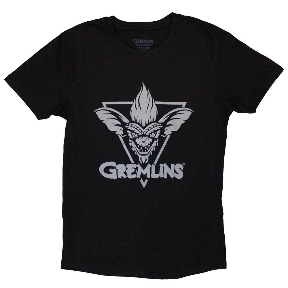 Gremlins Stripe Triangle T-Shirt Black New Unisex T-Shirt