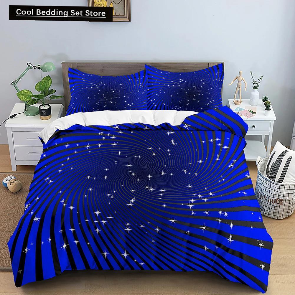 Комплект постельного белья Abstract Psychedelic Mystic, пододеяльник, наволочка, пододеяльник, двуспальная кровать размера King, молодежное одеяло из полиэстера