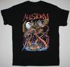 Новая популярная футболка Alestorm Черная Хлопок Полный Размер S-5XL TH65 Унисекс Футболка