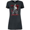 Женская/дамская футболка-платье Wicked World Black Sabbath