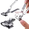 360° Rotating Nail Clippers Stainless Steel Fingernail Toenail Trimmer Rotary Nails Cutter Head Men and Women's Manicure Tool