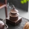 Chinese Ceramic Incense Burner Pagoda Design Sandalwood Aromatherapy Censer For Home Indoor Zen Meditation Decor Gift