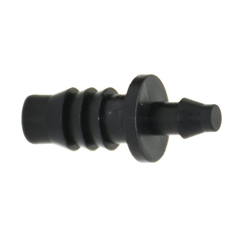 4/7 PVC Cross Barbed Tee Micro-Spray Irrigation Connector for Garden Drip Systems