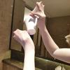 Сексуальные перчатки с разделением на большой палец Высокоэластичные Масляные Блестящие Гладкие Прозрачные Длинные Перчатки Женские Вечеринка Невеста Одежда для рук Мода