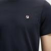 Fila Modern Heritage Simple Versatile Commuter Basic Short Sleeve T-Shirt Men Tops Legendary-Blue F11M431101FNV