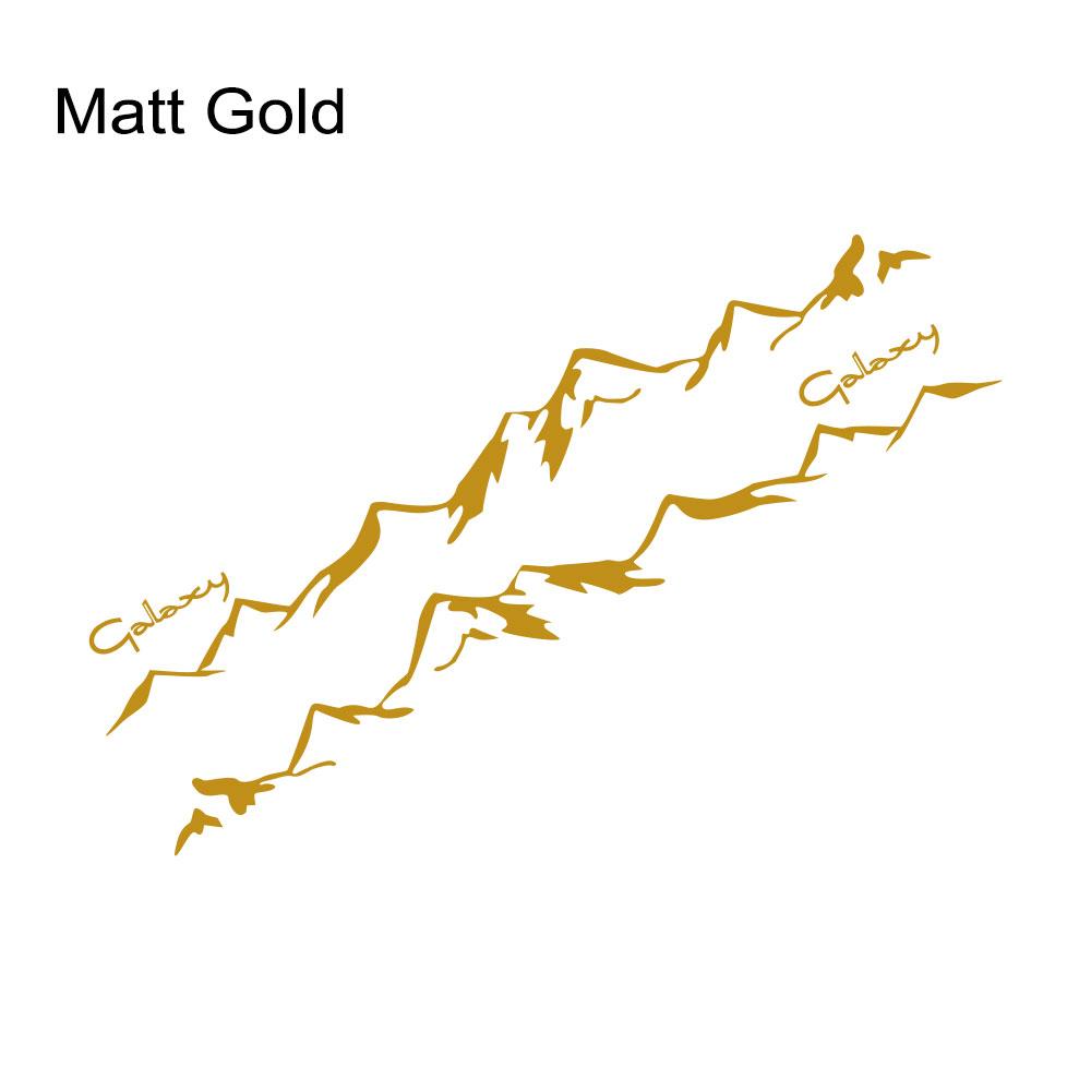 2PCS Car Stickers For Ford Galaxy MK1 MK2 Mk3 MK4 2 3 Tuning Accessories Auto Side Door Mountain Graphics Vinyl Film