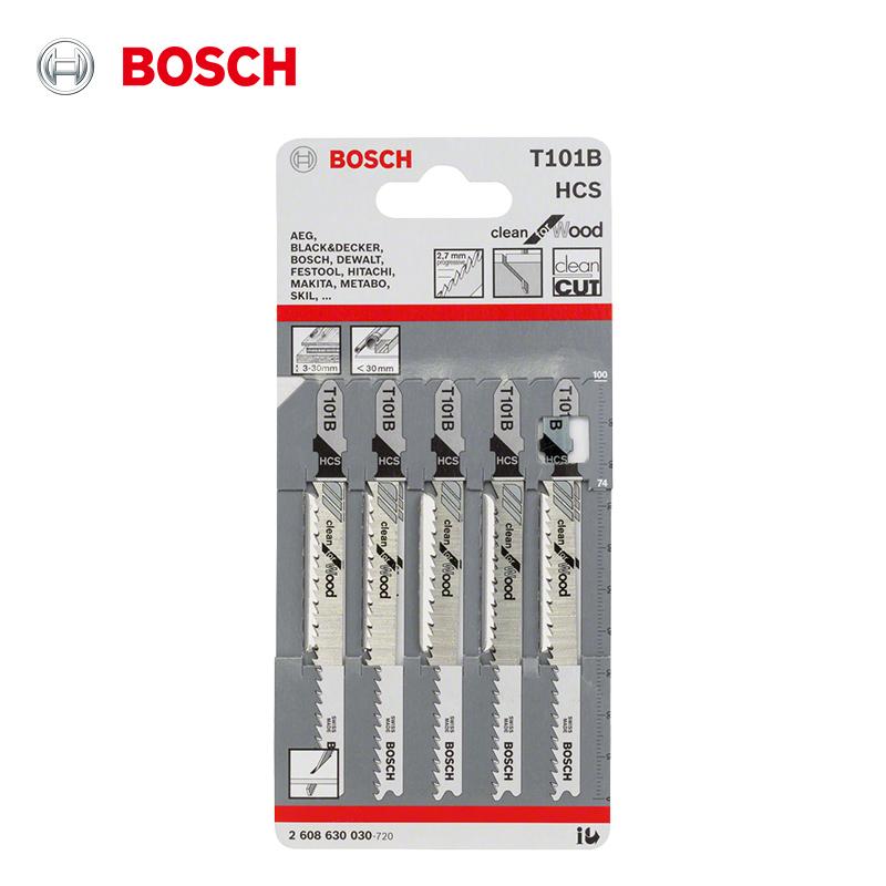 Bosch Пильное полотно для плавной резки дерева 100 мм, 5 штук в упаковке