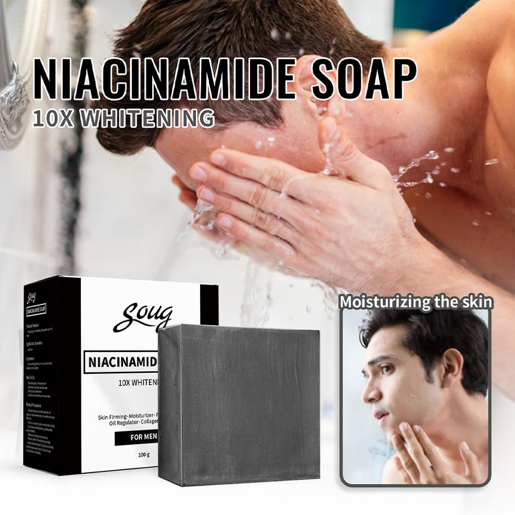 Whitening Soap For Men Oil Control Anti-Acne Hydrating Care Hydrate Soap Repair Skin Comfort Bo U9Y5
