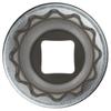 TONE Deep Socket 27mm across flats (12-point) 4D-27L, 12.7mm (1/2") drive,